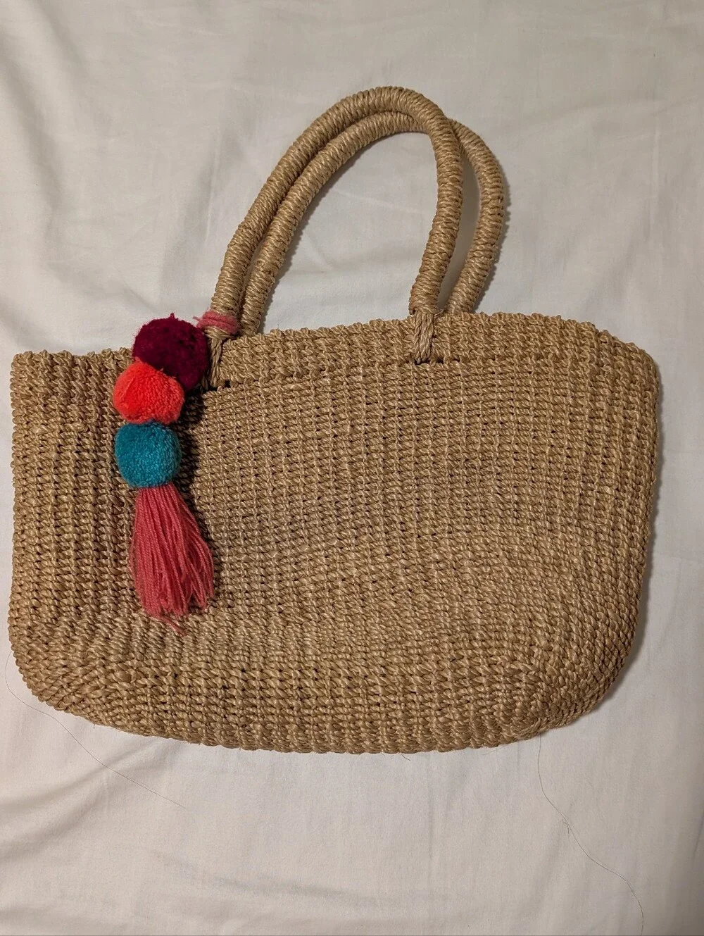LaLa Hand-Knitted Rattan TOTE BAG